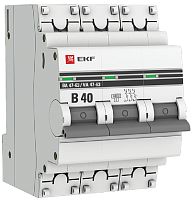 Выключатель автоматический EKF PROxima ВА47-63 3п 40А B 6кА картинка